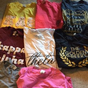 KAO L t shirt bundle! 8 shirts! Kappa alpha theta